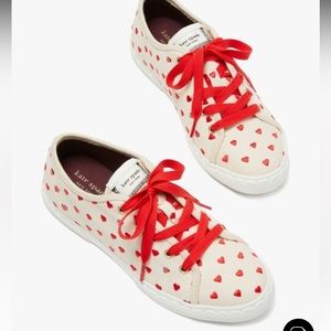 kate spade vale sneakers with hearts